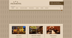 Desktop Screenshot of filmhotel.sk